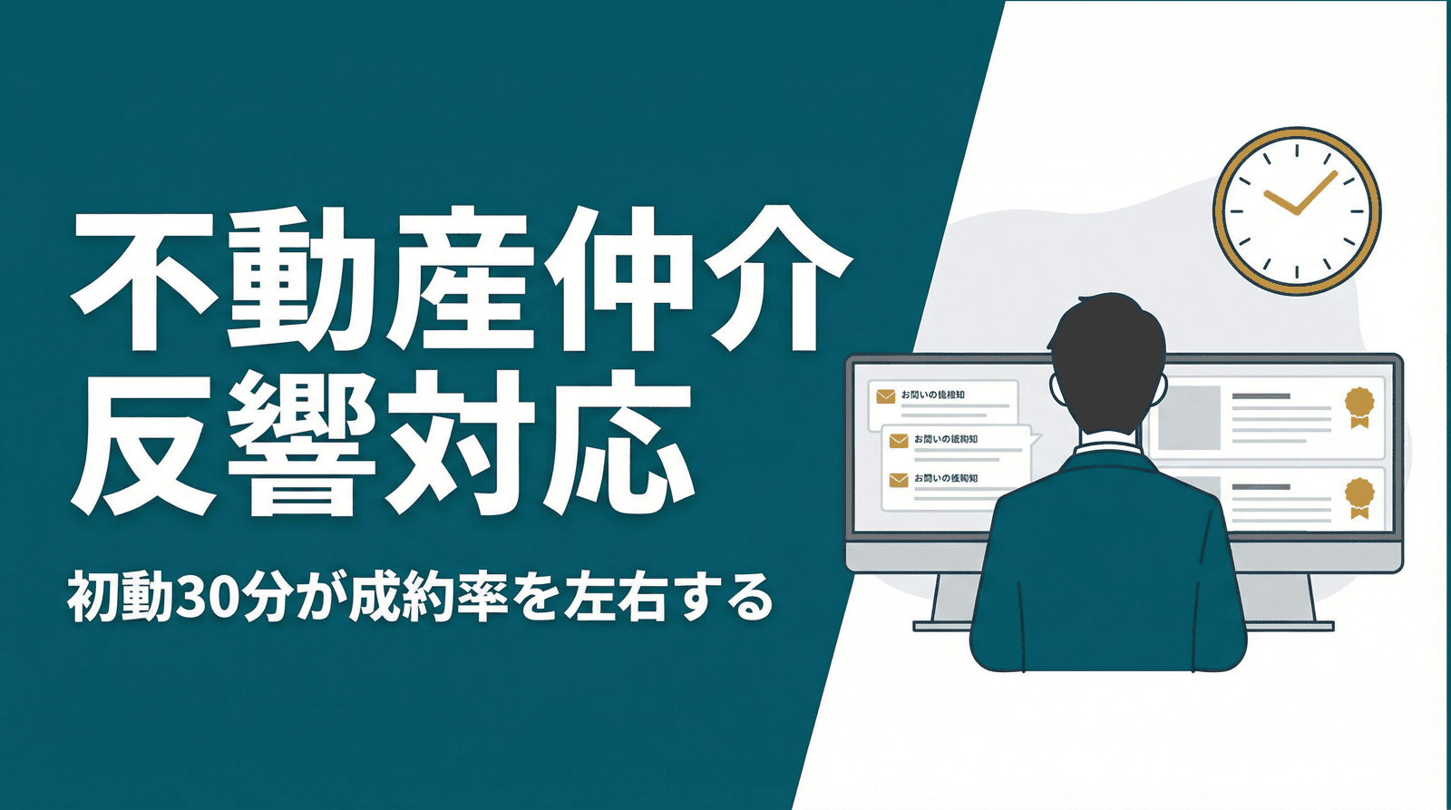 反響が来てから30分以内に対応できていますか?