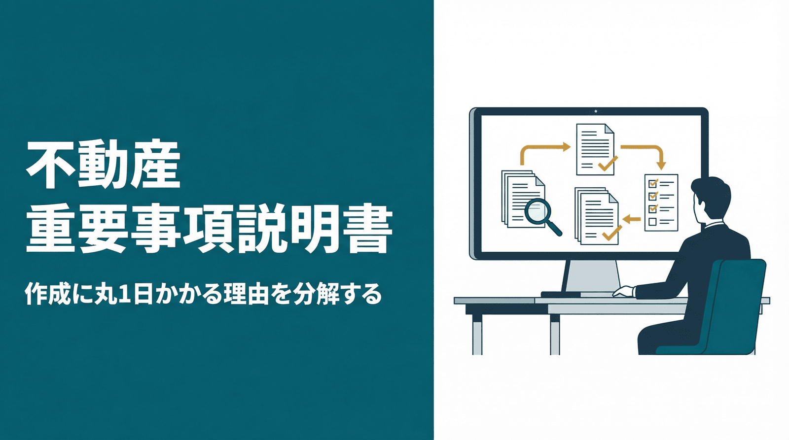 重要事項説明書の作成に丸1日かかる理由