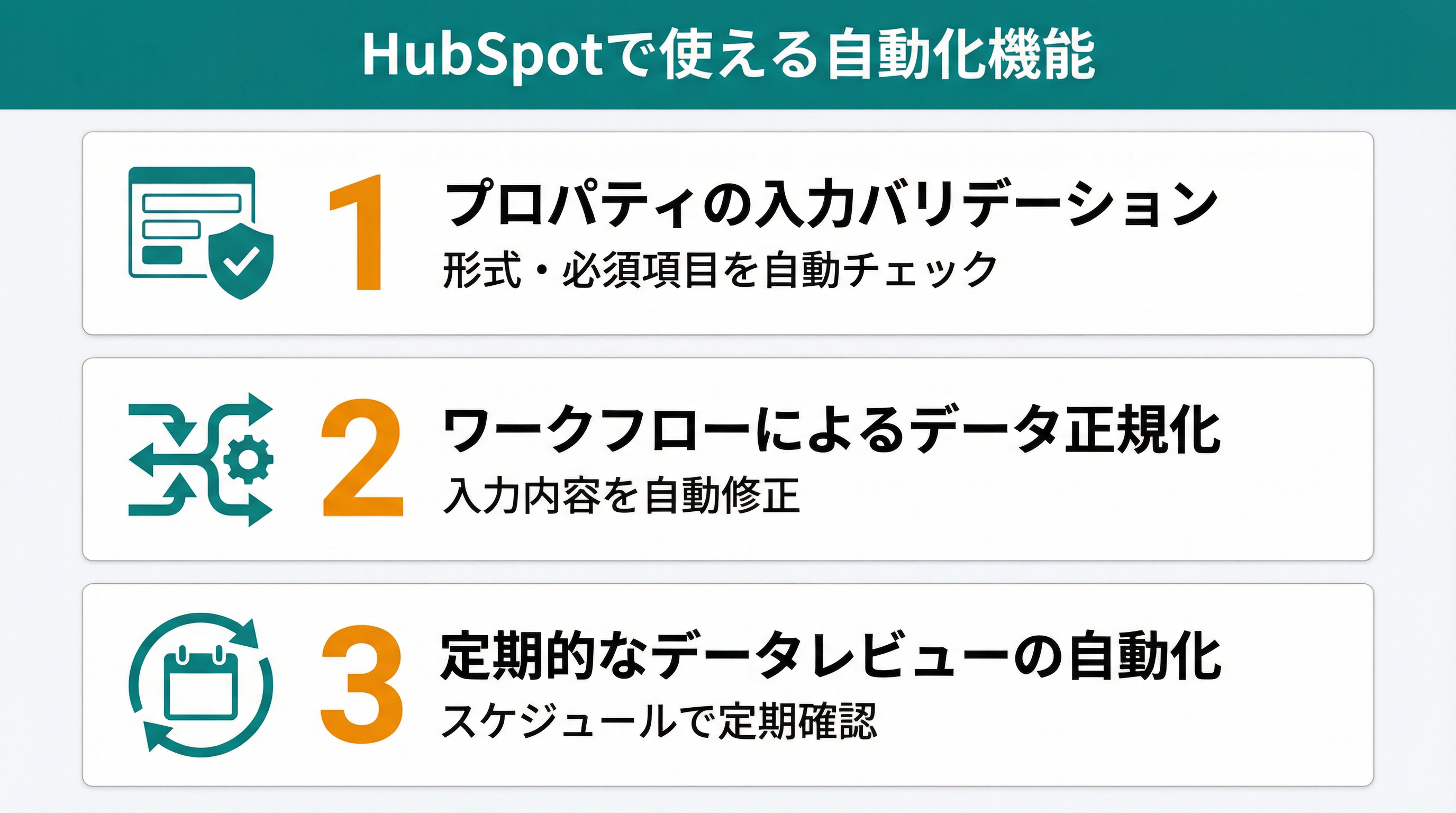 HubSpotで使える自動化機能3選