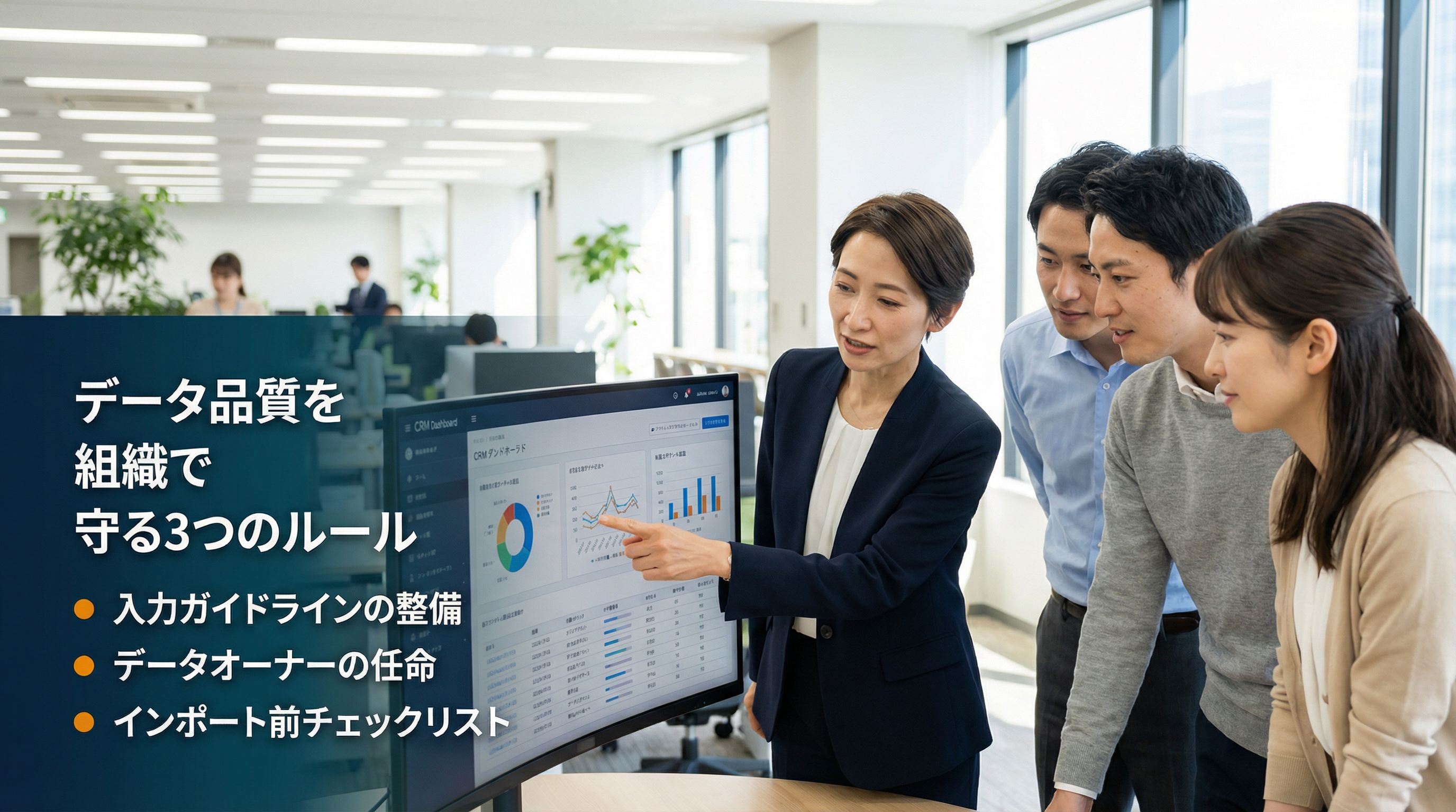 データ品質を組織で守る3つのルール